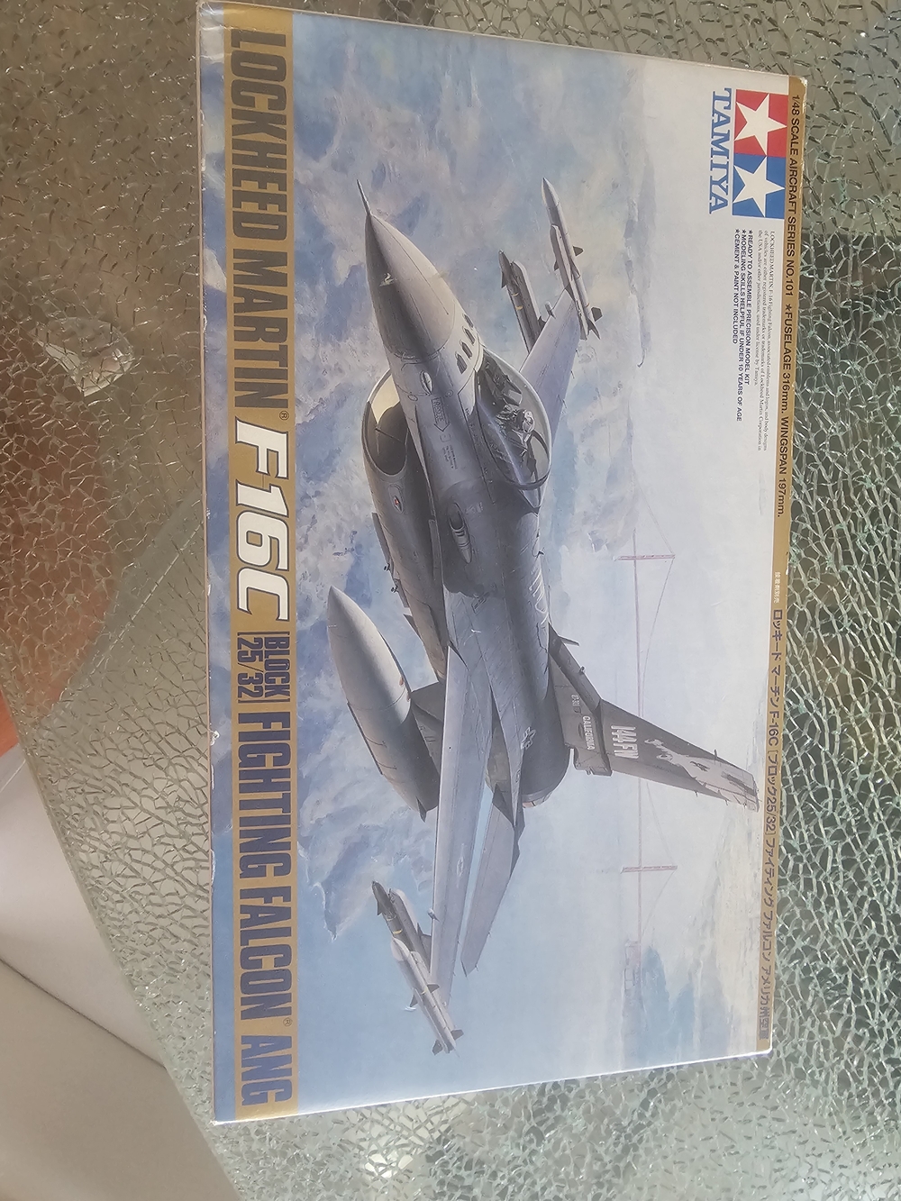 Gray F-16C Fighting Falcon Model Kit